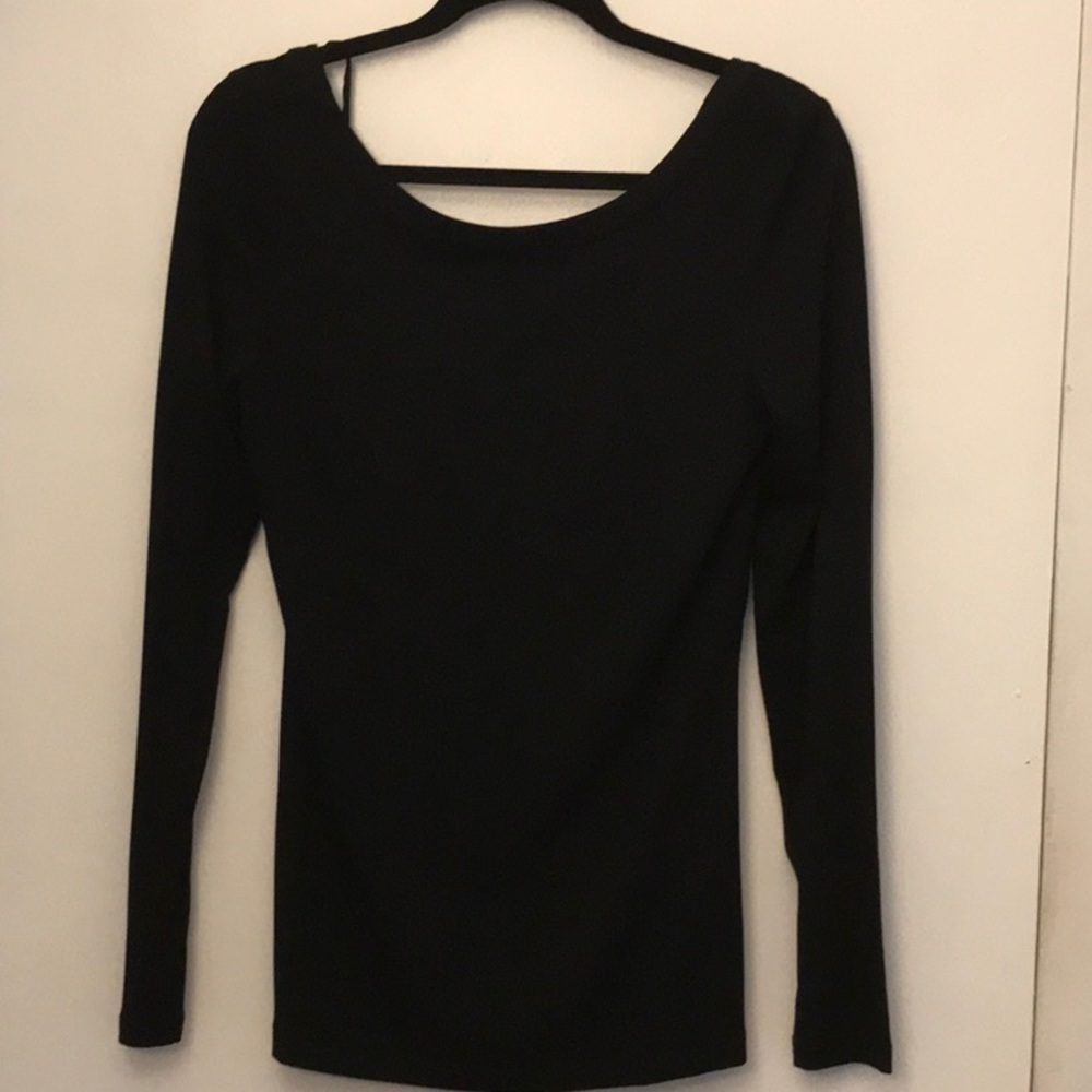 Banana Republic Stretch Fitted Scoop Neck Tee NWT